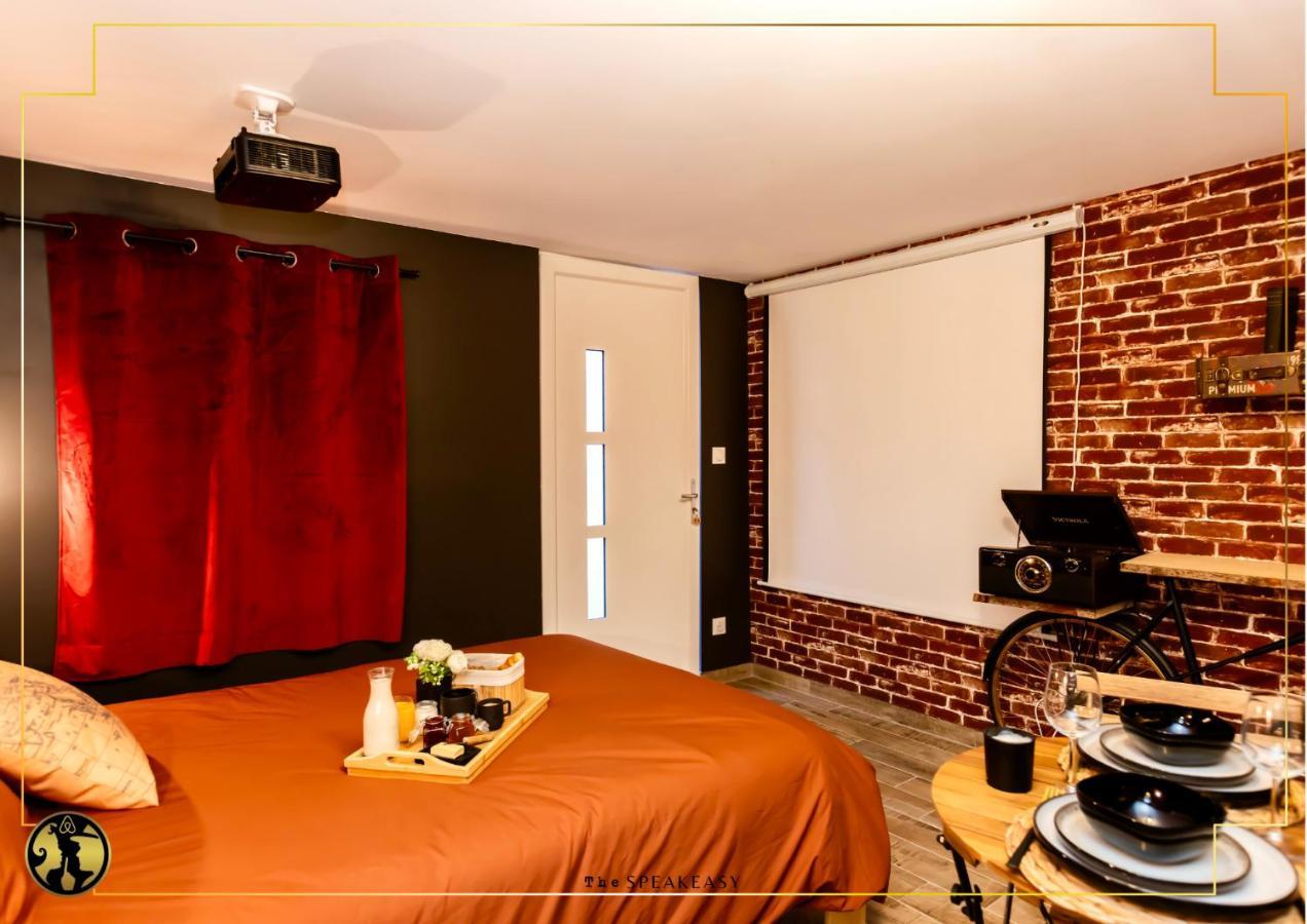 "The Speakeasy" Pub New Yorkais Centre Ville - Ideal Pro - Wifi Fibre - Retroprojecteur Cinema Saint-Etienne  Eksteriør billede